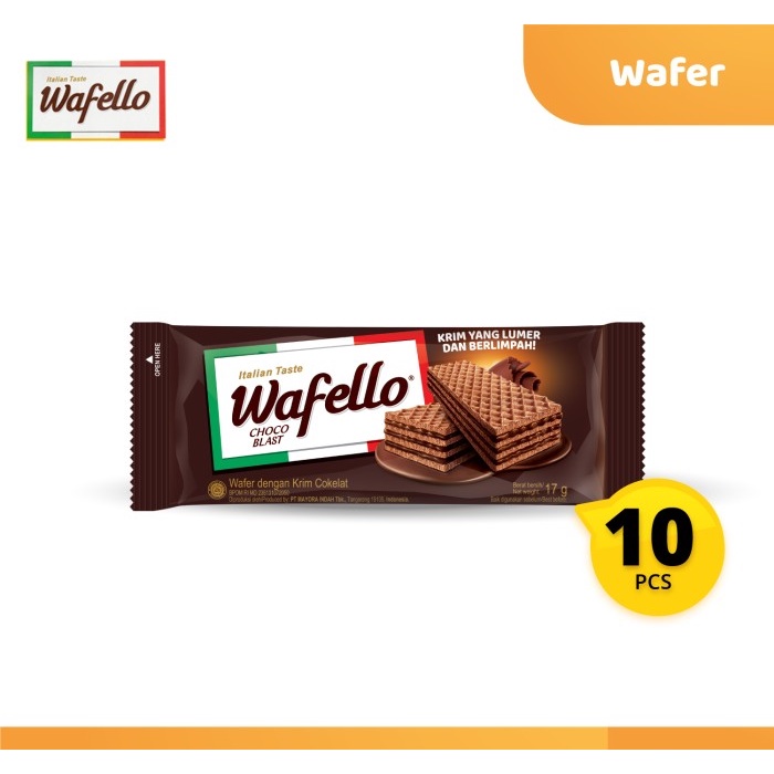 

Wafello Choco Blast 10 Pcs x @17gr