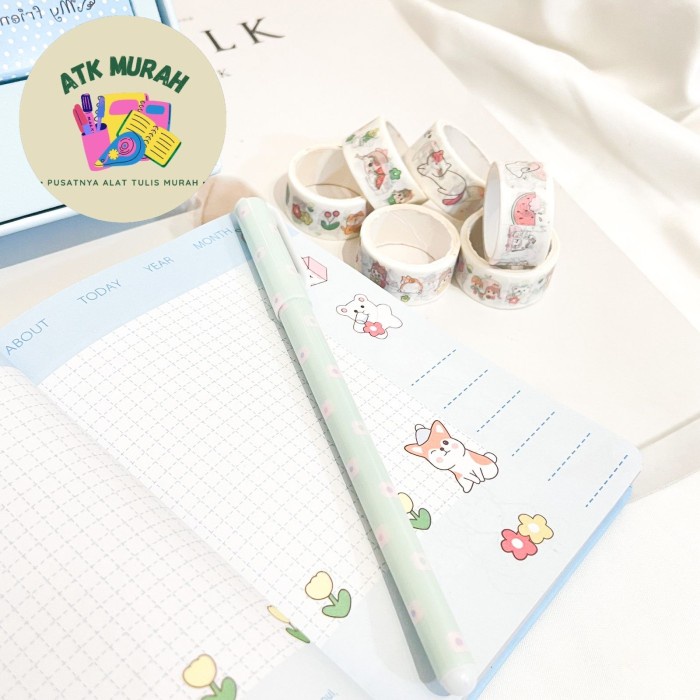 

Paket jurnal 7 in 1 Free hardbox melody cinamoroll kertas terbagus bag - Random