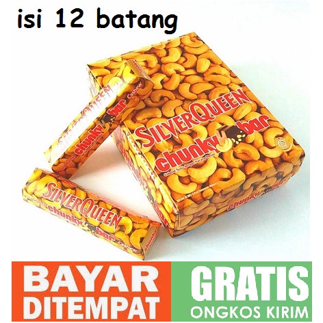 

✨Ready Stok✨ - Coklat Silverqueen Chunkybar 36gr / Murah