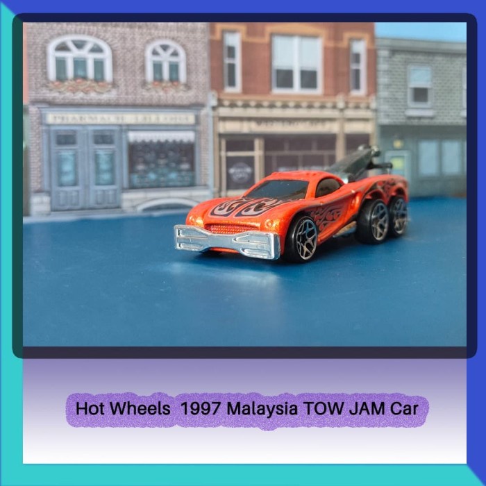 TERBARU Hot Wheels 1997 Malaysia Tow Jam Red Car (used)