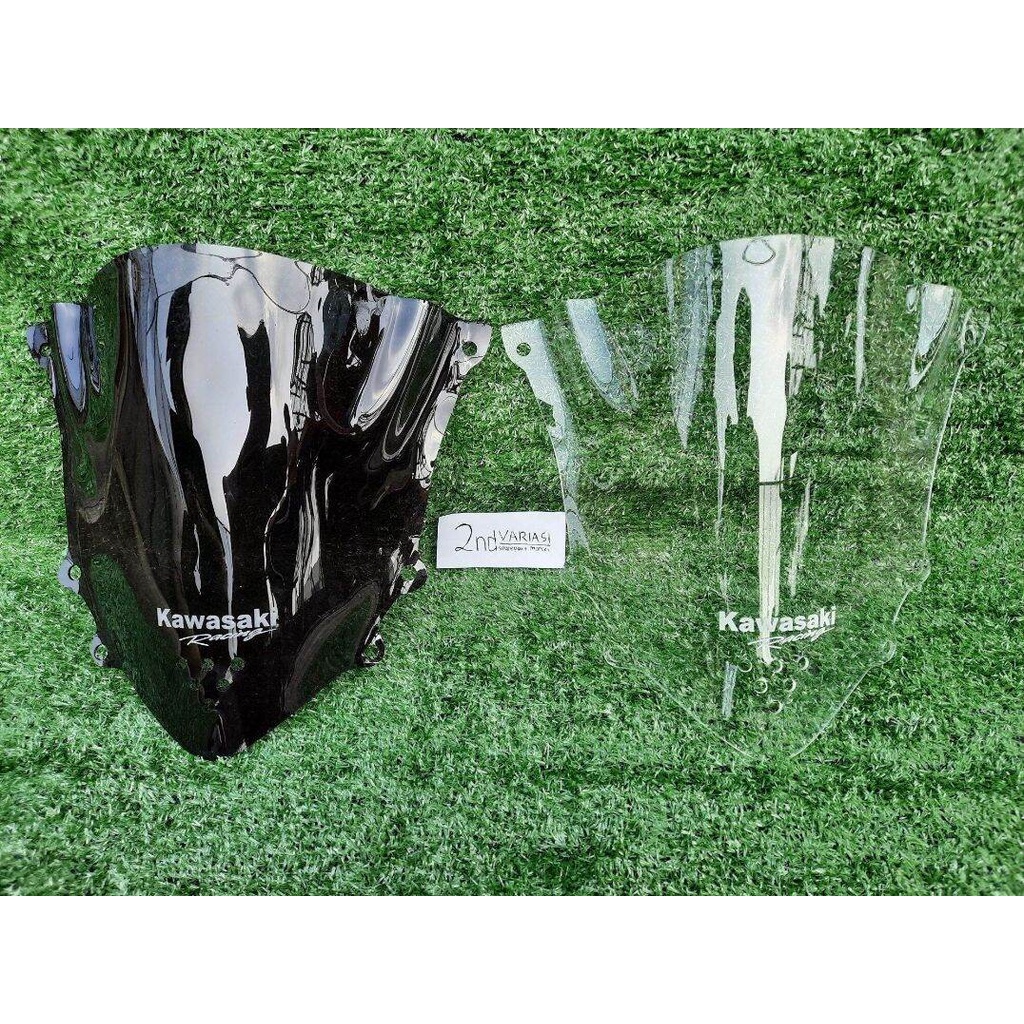 VISOR JENONG NINJA RR NEW - HITAM TRANSPARAN