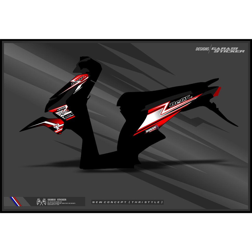 Striping / Stiker Beat Karbu Racing New Concept