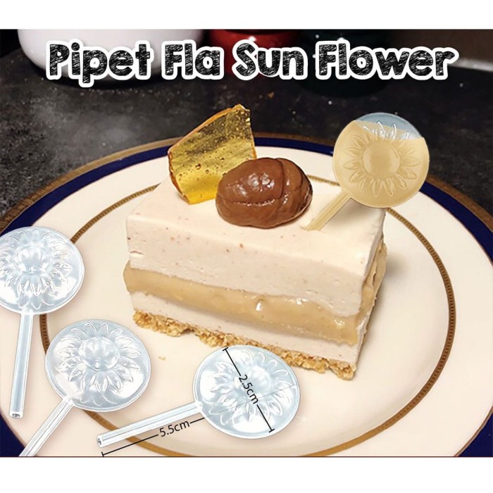 Pipet puding jelly infuser makanan pipet kue