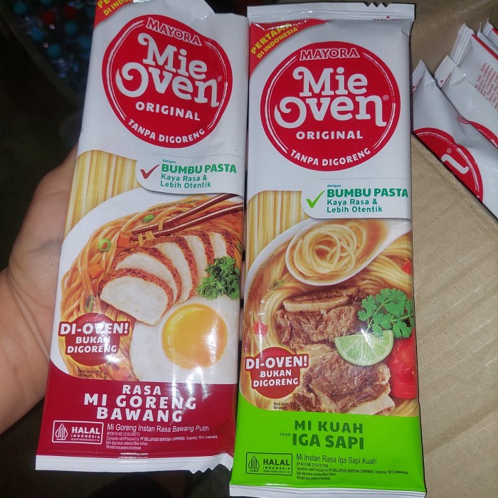 mie oven mayora 1 dus 24 pcs - 12pc mie goreng