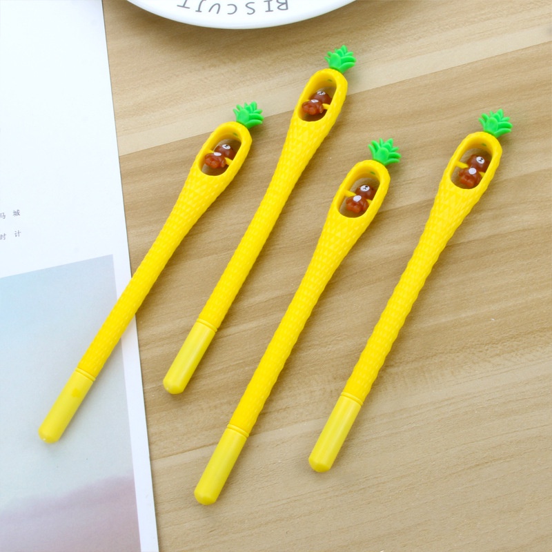 

PULPEN PINEAPPLE BEAR SWING KAWAII / PULPEN NANAS BERUANG LUCU UNIK LG