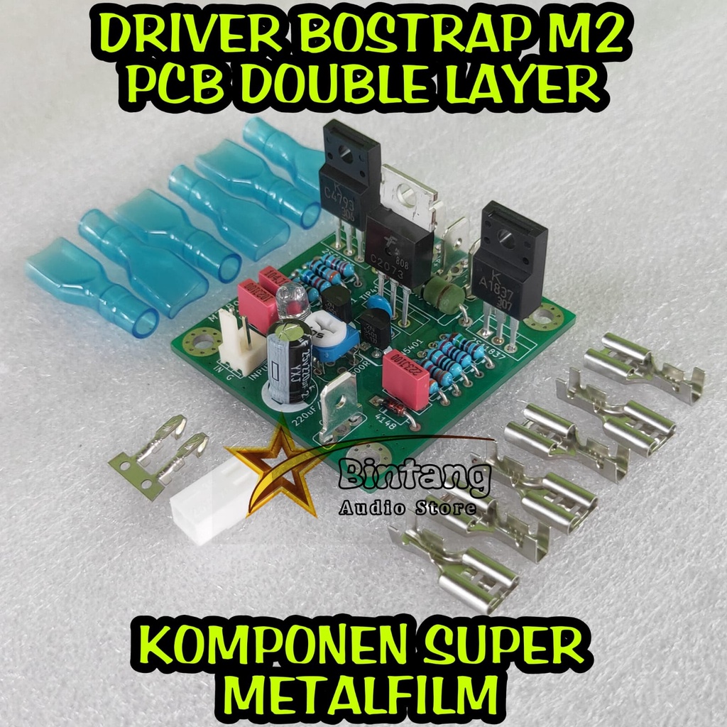Kit Driver Power Mini Bostrap M2 Cabe Rawit Horeg Original Dobel Layer
