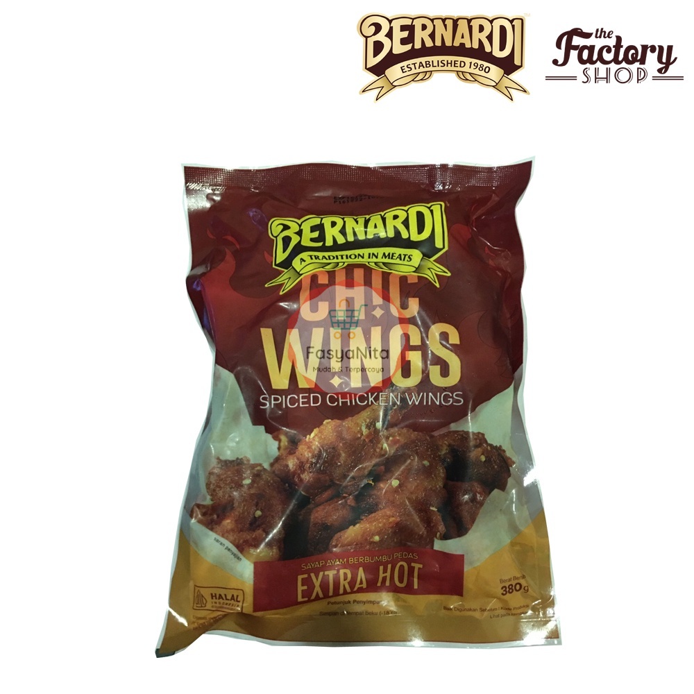 

Bernardi Spicy Chicken Wings Extra Hot 380 Gr
