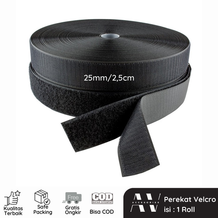 

AVACC Velcro Perekat Pengikat Hook and Loop Magic Tape Kuat Murah