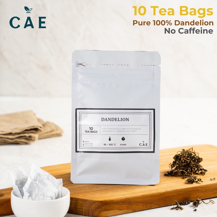 

DANDELION 10 TEA BAGS Teh Dandelion Herbal Dried Kering Alami Organik