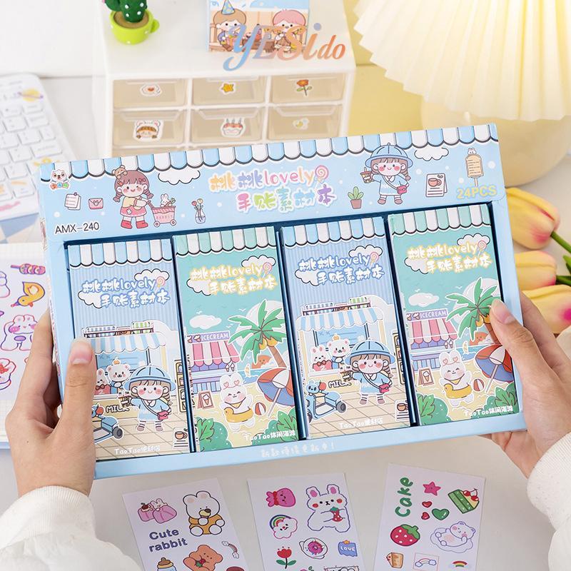 

COD✨Buku Bahan Stiker Buku Gambar Stiker Lucu Buku Bahan Stiker Bahan Stiker Siswa DIY-YES