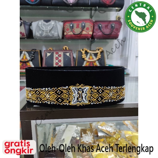 peci | songkok khas Aceh / peci motif pintu aceh
