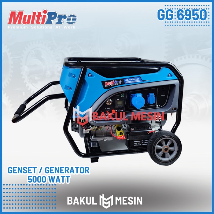 Generator listrik Mesin genset 5000 WATT Multipro GG6950 GG 6950
