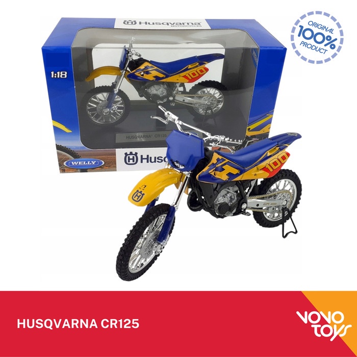 Welly 1/18 HUSQVARNA CR125 Trail Motorcycle