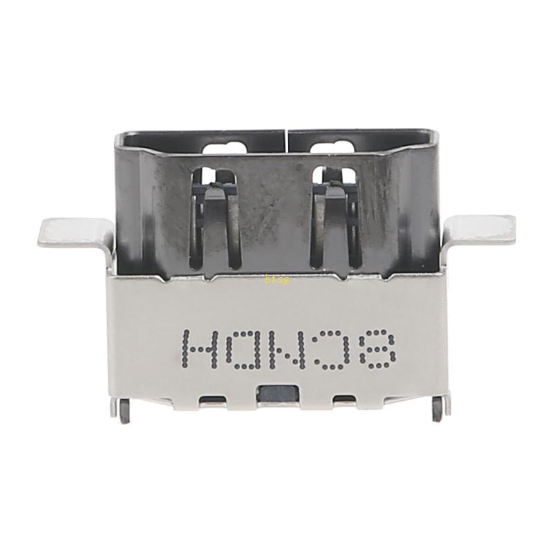 Konektor Antarmuka Port btsg Metal Video Interface Jack Connector Socket Suku Cadang Perbaikan Pengganti Cocok Untuk X