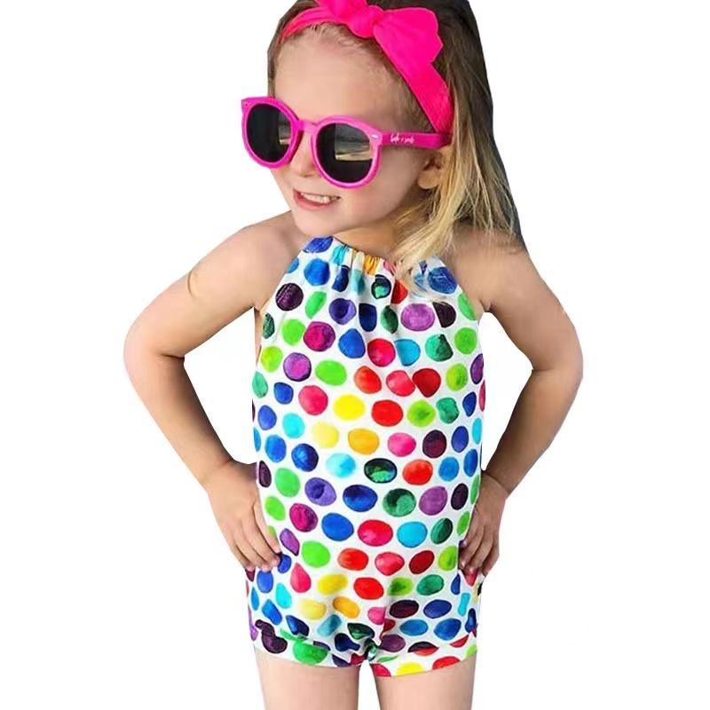 One Piece Baju Renang Anak perempuan Lucu Swimwear Baby Swimsuit Girls print