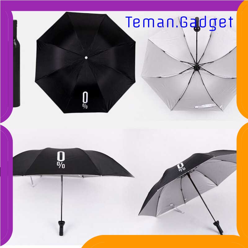 TG - ART Deco Payung Lipat Desain Botol Wine Folding Umbrella Anti UV - YS06