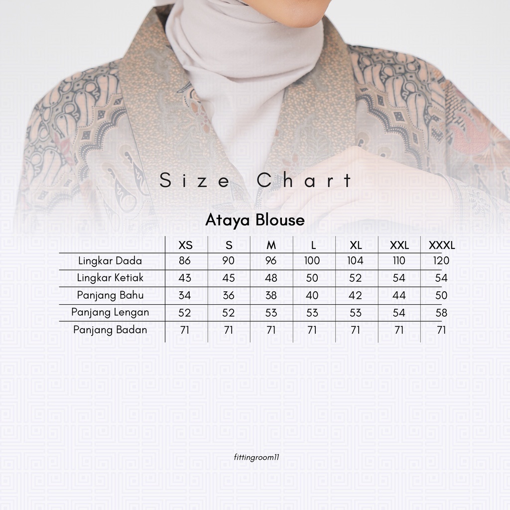 FITTINGROOM11 Blouse Batik - Ataya Blouse