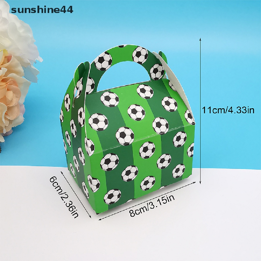 Sunshine 25 Pcs Mini Football Candy Box Portable Kartun Anak Ulang Tahun Nikmat Hadiah Box ID