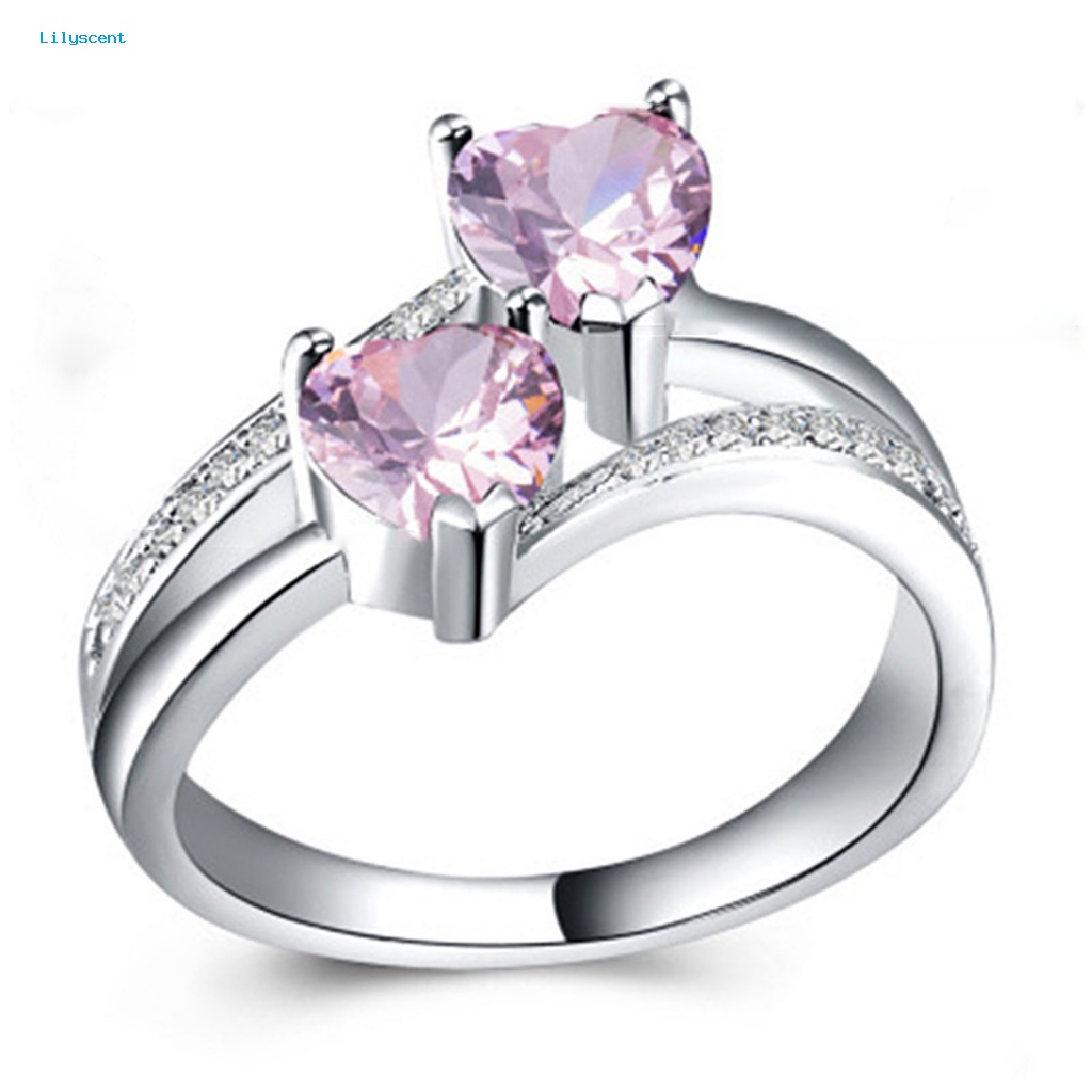 Lilyscent Cincin Chic Portabel Untuk Pakaian Sehari-Hari Cincin Wanita Ringan Halus Menarik