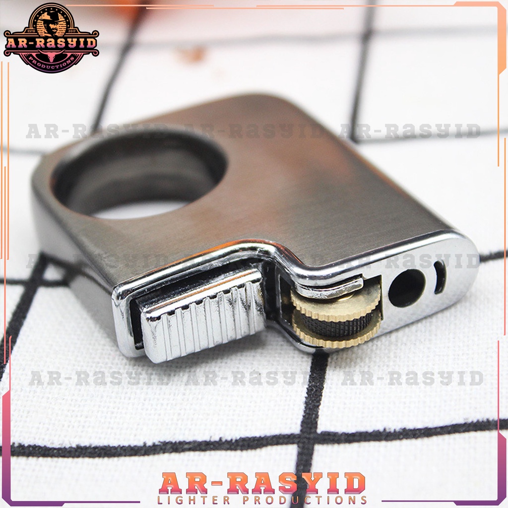 TERBARU! Korek Api Roda Api Gas Fun Ring Flame Lighter H-310 4076 BISA COD!