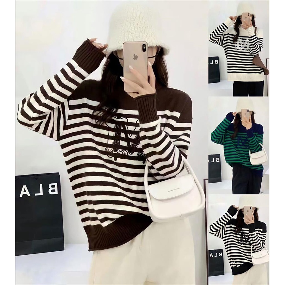 SWEATER KNIT FASHION KOREA BAHAN PREMIUM BANGKOK BKK,3547