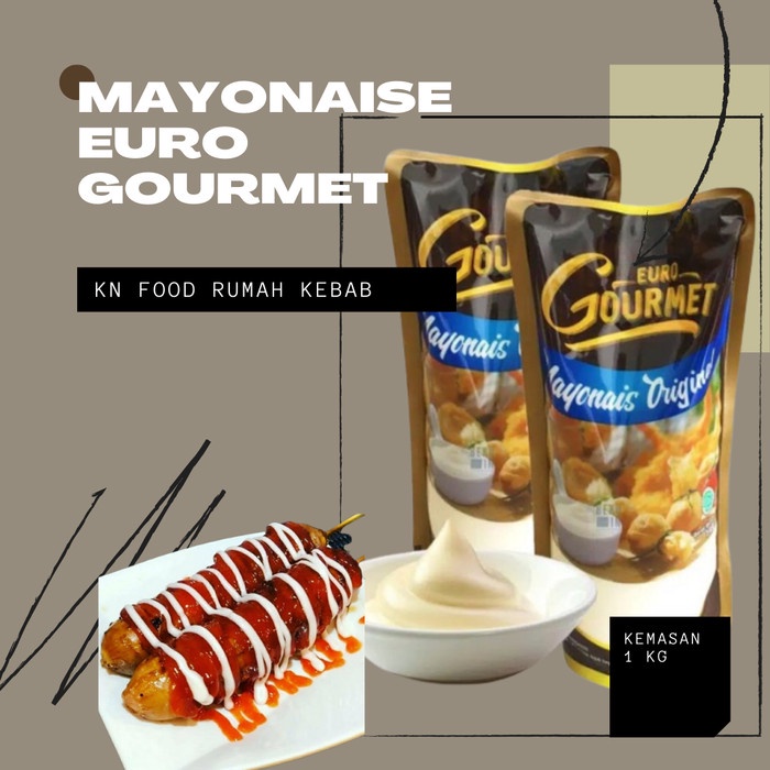 

[Ready-Stock] Mayonaise Euro Gourmet -Mayonaise 1Kg - Mayones Euro Gourmet
