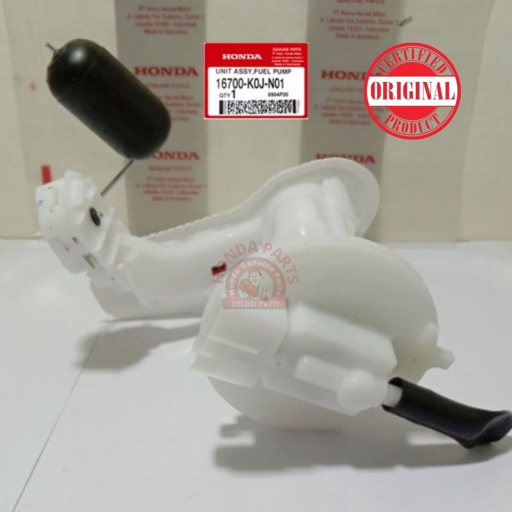 POMPA PELAMPUNG BENSIN FUEL PUMP UNIT ASSY FUEL PUMP GENIO BEAT LED ECO STREET K1A SCOOPY ESP K2F 16700-K0J-N01 ORIGINAL AHM HONDA HGP