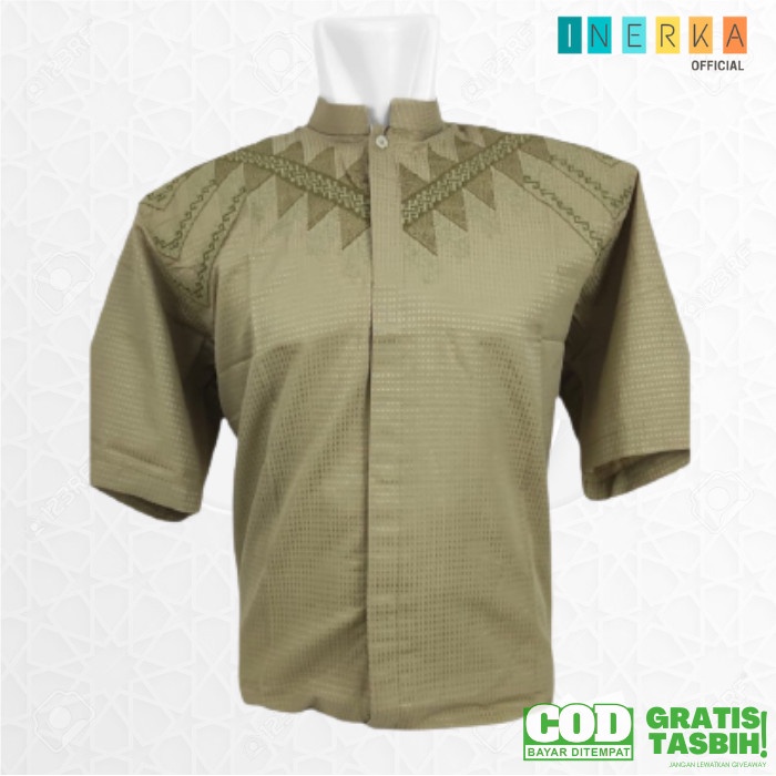 Kemeja Koko XXL XXXL 2XL 3XL 4XL Jumbo Lengan Pendek Hijau Muda 3L 4L - XXS