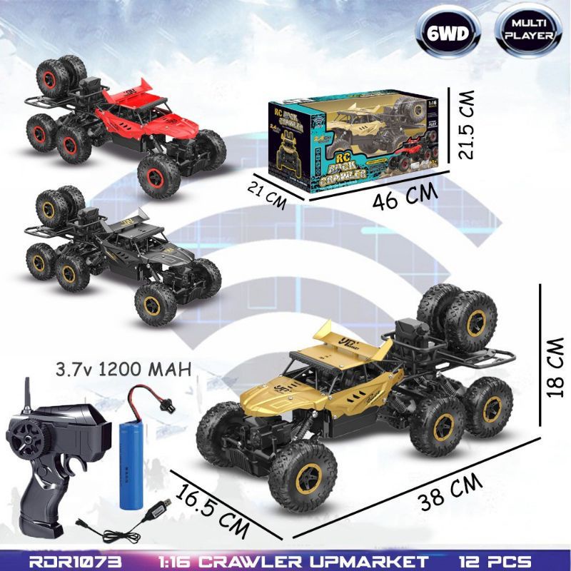 NEW MOBIL RC SUPER BESAR ROCK CRAWLER 6WD