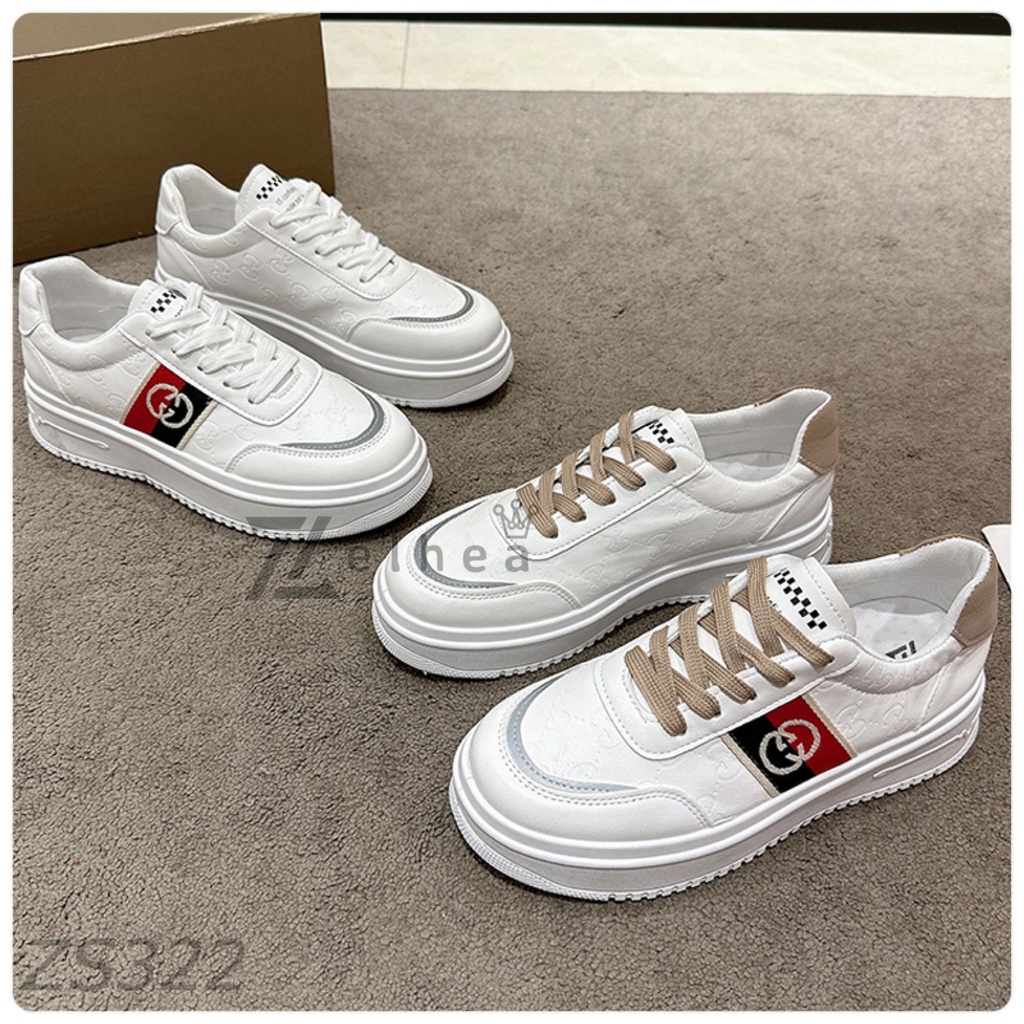 (HZ) Sepatu Sneakers Wanita Premium Sport Shoes ZS322