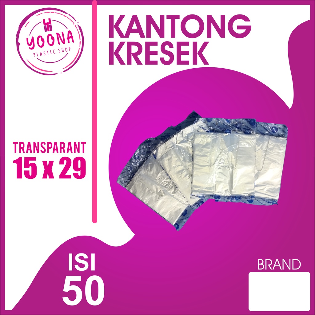 Kantong Kresek Plastik Natural Mutiara 15x32