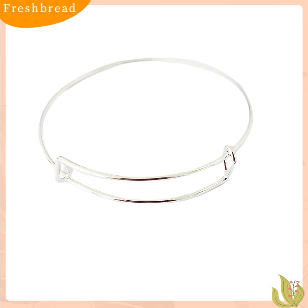 &lt; Freshbread &gt; Wanita Sederhana Dapat Disesuaikan All-match Slidable Bangle Gelang Perhiasan Aksesori