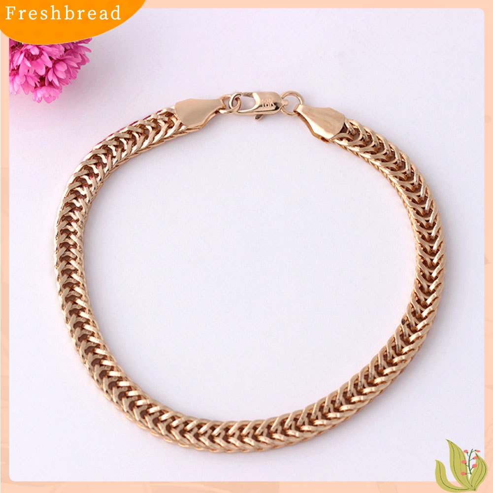 &lt; Freshbread &gt; Nightclub Pria Wanita Alloy Rantai Pasangan Hadiah Gelang Bangle Persahabatan Perhiasan