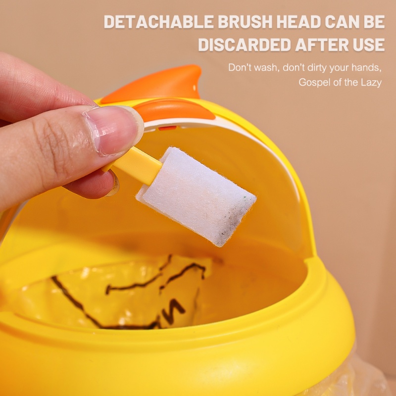 Multi Purpose Bottle Gap Cleaning Brush/Sikat Bulu Gap Removable Sekali Pakai/Tanpa Sudut Mati Alat Pembersih Rumah Tangga