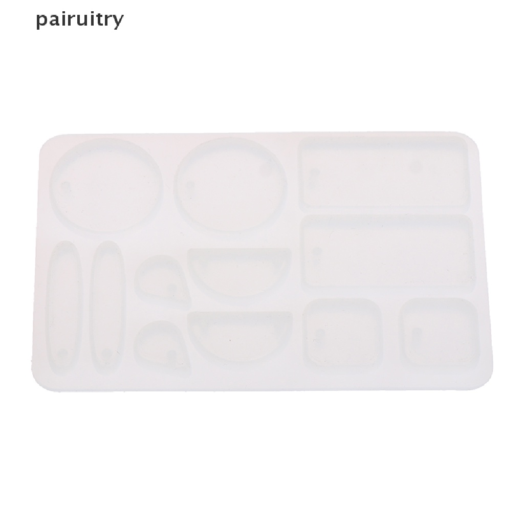 Prt Silikon Anting Liontin Resin Cetakan Casg Alat Cetakan DIY Epoxy Membuat PRT