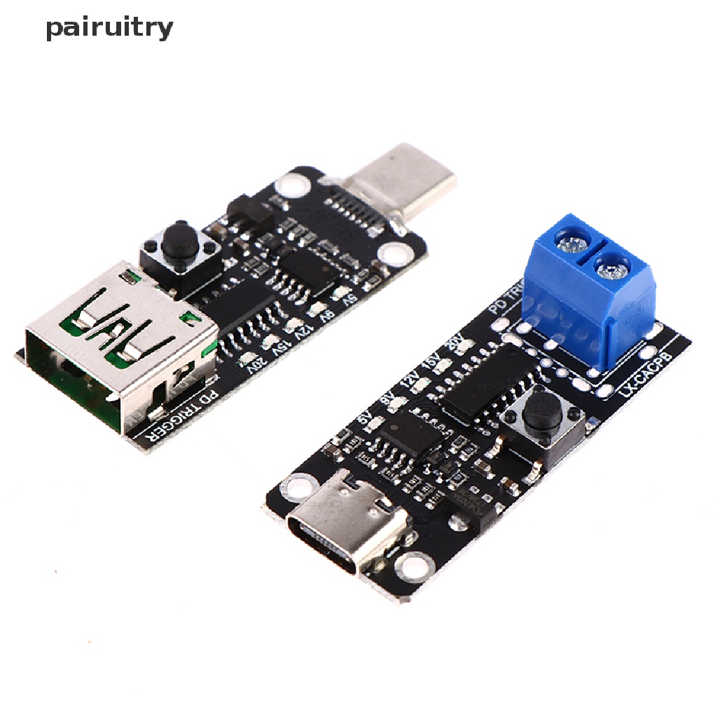 Prt USB Type-C PD Decoy Trigger Board 9V 12V 15V Output PD 2.0 3.0 Adaptor Trigger PRT