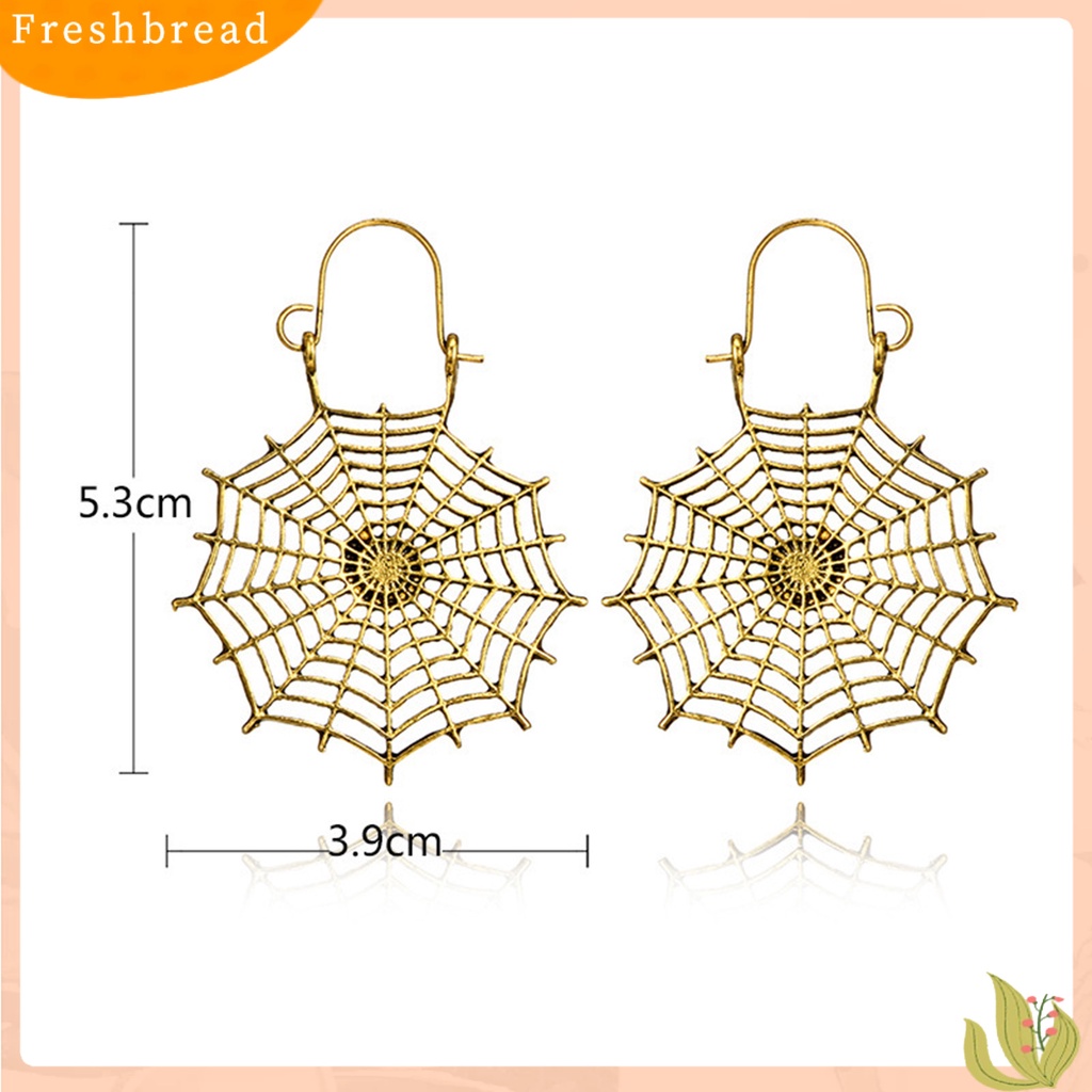 < Freshbread > 1pasang Anting Vintage Multi-Bentuk Alloy Kait Telinga Ukir Halus Untuk Perjamuan