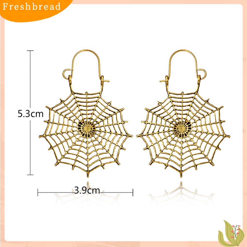 &lt; Freshbread &gt; 1pasang Anting Vintage Multi-Bentuk Alloy Kait Telinga Ukir Halus Untuk Perjamuan