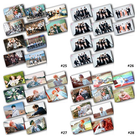 Kpop Bts Card Skin Card Sticker HD Lustre Stiker Kartu Kristal LY