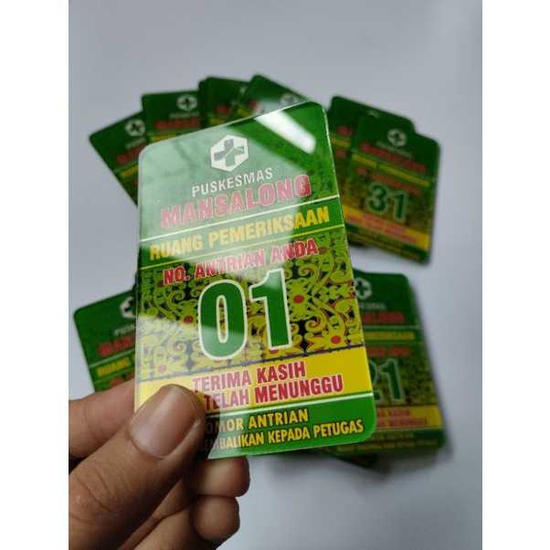 

Nomor Antrian Akrilik