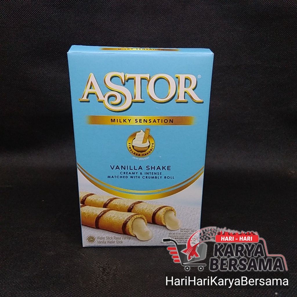 

ASTOR WAFER ROLL VANILLA SHAKE 40GR