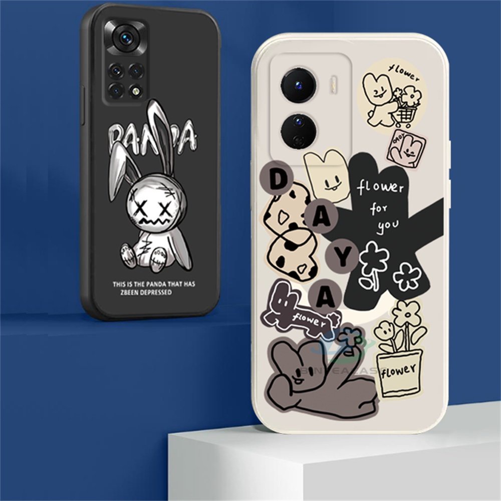 Casing Realme 10 C55 C35 C33 C31 C30 C21Y C25Y C21 RealmeC11 C25 C15 C12 C3 C2 Realme 8i 8 pro 5 5i 6i C17 Muppet Bunny Lembut Silikon Case Handphone Binteacase