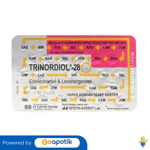 TRINORDIOL - 28 BLISTER 28 TABLET