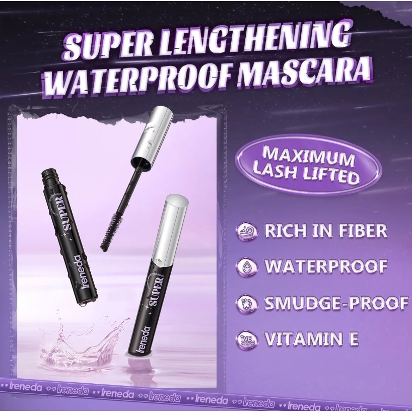 (READY &amp; ORI) IRENEDA Super Lengthening Waterproof Mascara IR-E03