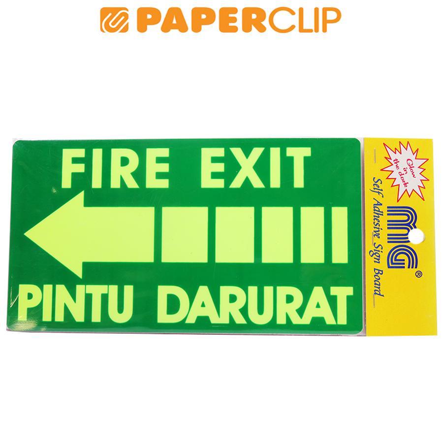 

SIGN LUMINOUS MG A1 GREEN FIRE EXIT (PINTU DARURAT)