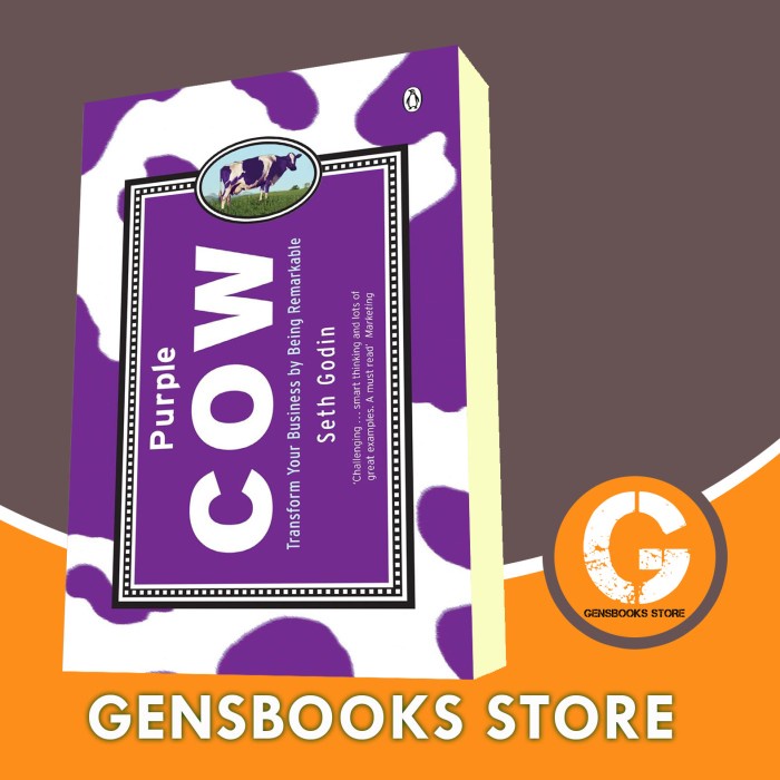 Purple Cow Godin, Seth