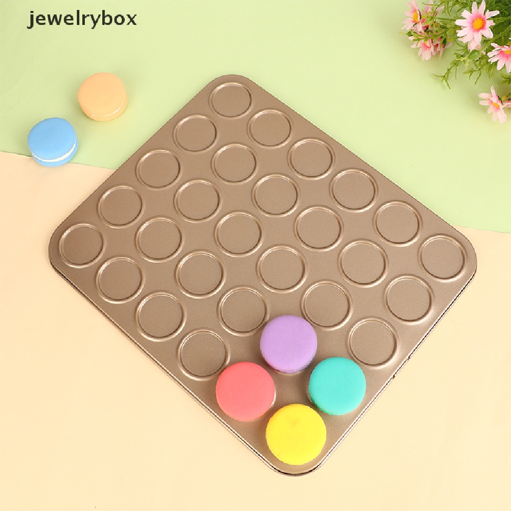 [jewelrybox] 30hole Macaroon Kit Carbon Steel Loyang Macaron Pot Anti Lengket Baking Tray Butik