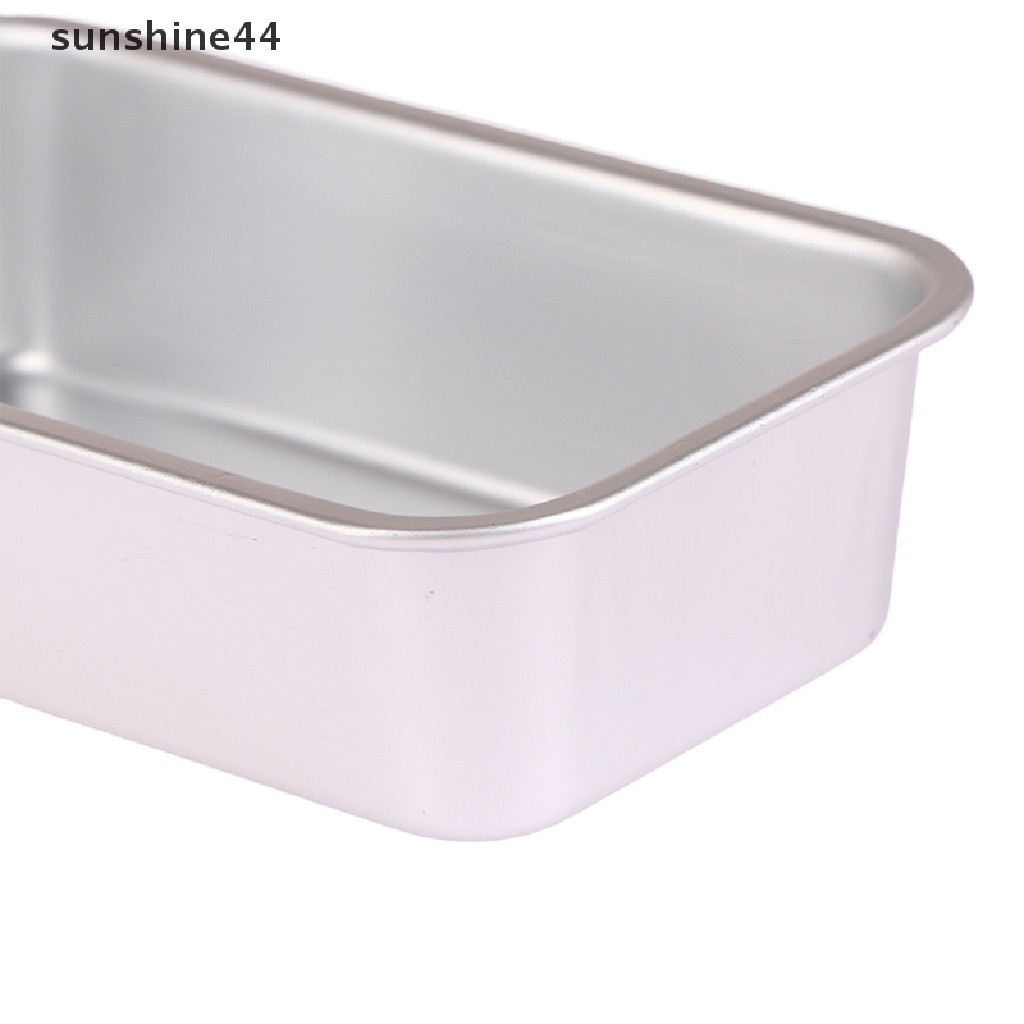 Sunshine 1Pc Loyang Roti Paduan Aluminium Loyang Persegi Panjang Cetakan Kue Pastry Baking Pan ID