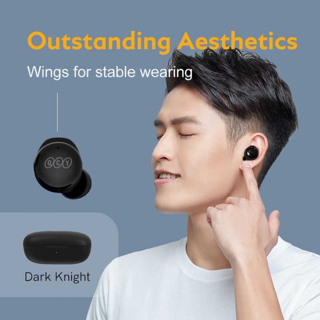 QCY 17 TWS Earphone Wireless Bluetooth with Charging Case