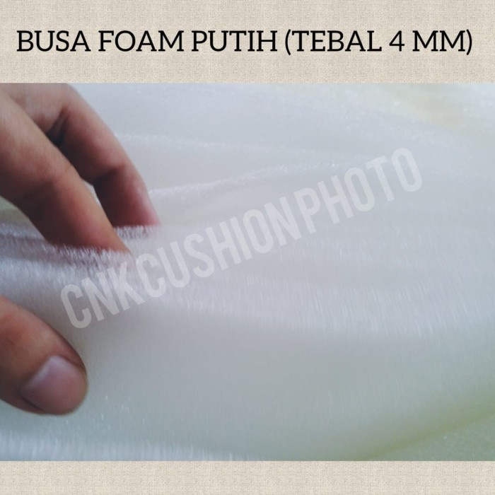 BOUTIQUE - [GOJEK/GRAB] BUSA FOAM PUTIH TIPIS MURAH LEMBAR 4MM (SOFA, DEKORASI)